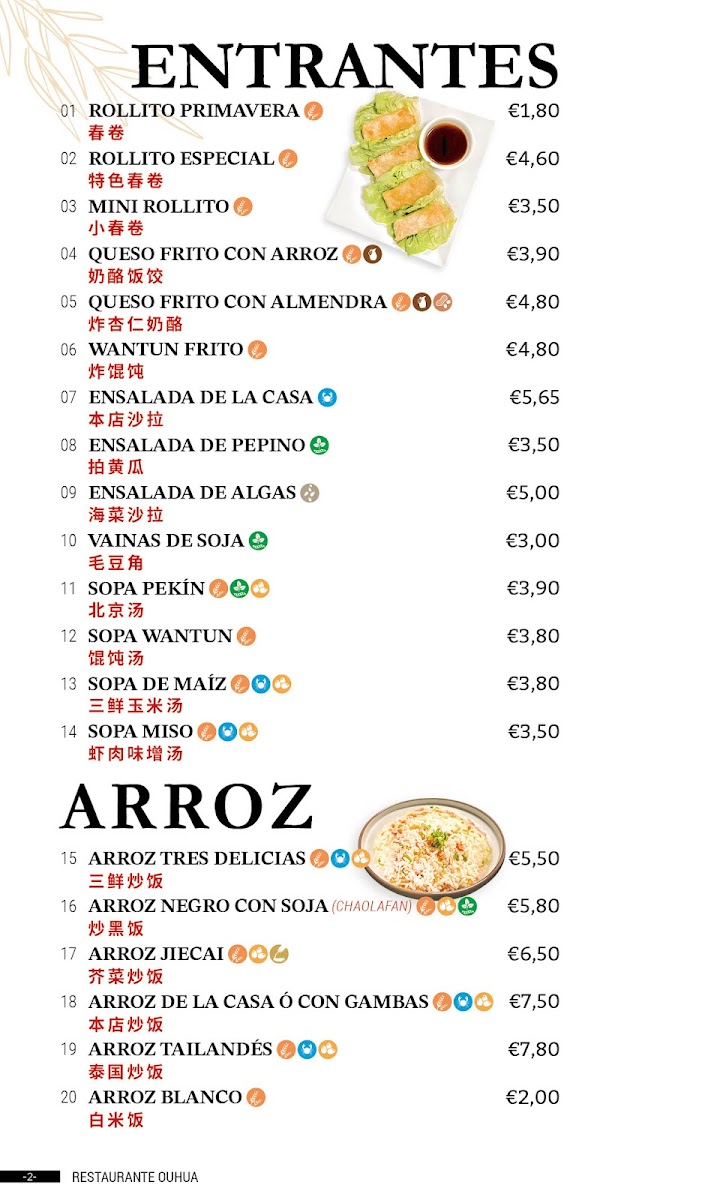 Menu Restaurante Ouhua-6