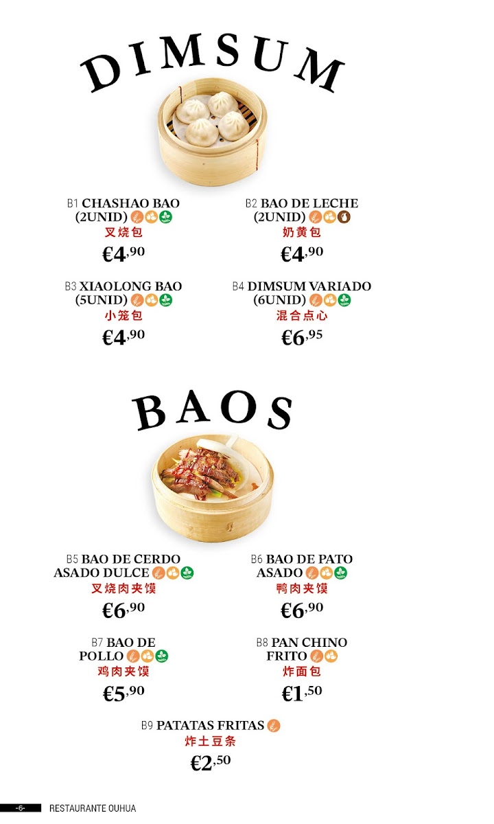 Menu Restaurante Ouhua-8
